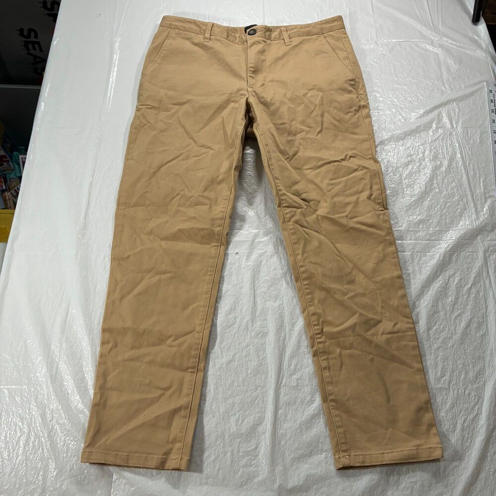 UNDER 510 Khaki Chino Pants Size 30x26 (32x26) Cotton Lycra Stretch Fit Men's